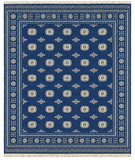 27593-Bokhara Hand-Knotted/Handmade Pakistani Rug/Carpet Tribal/Nomadic Authentic/ Size: 7'5" x 6'6"/226 cm × 198 cm