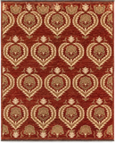 15576-Chobi Ziegler Hand-Knotted/Handmade Afghan Rug/Carpet Traditional Authentic/Size: 7'8"x 6'2"/ 234cm x 188cm