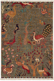 26893- Royal Chobi Ziegler Afghan Hand-Knotted Contemporary/Traditional/Size: 4'1" x 2'7"/124cm x 79cm