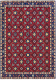 24286- Kashan Handmade/Hand-Knotted Persian Rug/ Traditional Carpet Authentic/ Size: 4'8" x 3'4" / 142cm x 102cm