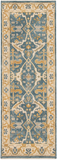 26812- Royal Ushak Hand-Knotted/Handmade Indian Rug/Carpet Traditional/Authentic/Size: 6'1" x 2'7"/185cm x 79cm