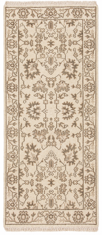 27169- Royal Ushak Hand-Knotted/Handmade Indian Rug/Carpet Traditional/Authentic/Size: 5'11" x 2'7"/180cm x 79cm