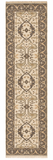 27171- Royal Ushak Hand-Knotted/Handmade Indian Rug/Carpet Traditional/Authentic/Size: 9'7" x 2'6"/292cm x 76cm