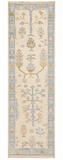 27151- Royal Ushak Hand-Knotted/Handmade Indian Rug/Carpet Traditional/Authentic/Size:7'10" x 2'8"/239cm x 81cm