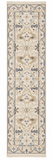 27173- Royal Ushak Hand-Knotted/Handmade Indian Rug/Carpet Traditional/Authentic/Size: 9'5" x 2'6"/287cm x 76cm