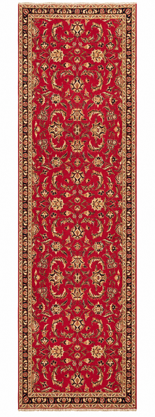 24260- Kashan Handmade/Hand-Knotted Persian Rug/Traditional Carpet Authentic/ Size 9'7" x 3'2" / 292cm x 97cm