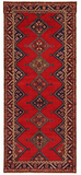 27878-Hamadan Hand-Knotted/Handmade Persian Rug/Carpet Tribal/Nomadic Authentic/ Size: 9'9" x 3'10"/297cm x 117cm