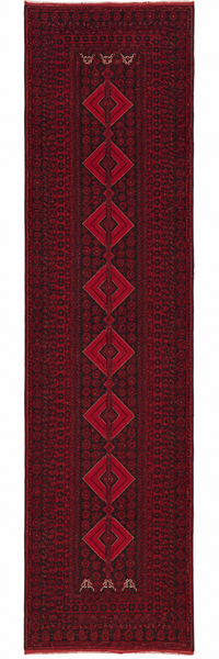27110- Royal Balutch Persian Hand-knotted Authentic/Nomadic/Tribal Rug/Carpet/ Size: 13'1" x 3'5"/399cm x 104cm