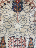 22612-Chobi Ziegler Hand-Knotted/Handmade Afghan Rug/Carpet Traditional Authentic 4'10"x 3'3"