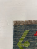 27692 - Kelim Hand-Woven/Flat-Weaved/Afghan Kelim/Carpet Modern/Nomadic/ Size: 4'1" x 2'9"/124 cm × 84cm