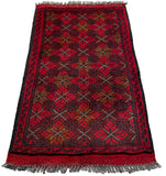 26457 - Khal Mohammad Afghan Hand-Knotted Authentic/Traditional/Rug/Size:2'0" x 1'3"