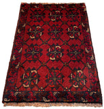 26435 - Khal Mohammad Afghan Hand-Knotted Authentic/Traditional/Rug/Size: 2'0" x 1'4"