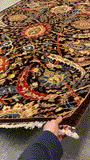 27903- Royal Chobi Ziegler Afghan Hand-Knotted Contemporary/Traditional/Size: 9'8" x 6'5"/294cmx 196cm