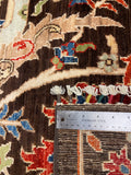 27903- Royal Chobi Ziegler Afghan Hand-Knotted Contemporary/Traditional/Size: 9'8" x 6'5"/294cmx 196cm