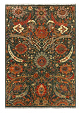 27905- Royal Chobi Ziegler Afghan Hand-Knotted Contemporary/Traditional/Size: 9'3" x 6'1"/282cmx 185cm