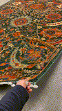 27905- Royal Chobi Ziegler Afghan Hand-Knotted Contemporary/Traditional/Size: 9'3" x 6'1"/282cmx 185cm