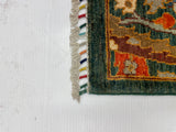 27905- Royal Chobi Ziegler Afghan Hand-Knotted Contemporary/Traditional/Size: 9'3" x 6'1"/282cmx 185cm