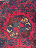 26433 - Khal Mohammad Afghan Hand-Knotted Authentic/Traditional/Rug/Size: 2'1" x 1'3"