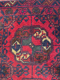 26433 - Khal Mohammad Afghan Hand-Knotted Authentic/Traditional/Rug/Size: 2'1" x 1'3"