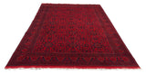 27908- Khal Mohammad Hand-Knotted/Handmade Afghan Rug/Carpet/Traditional/Authentic/Size: 9'8" x 6'5"/295cm x 196cm