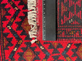 26450 - Khal Mohammad Afghan Hand-Knotted Authentic/Traditional/Rug/Size: 2'0" x 1'4"