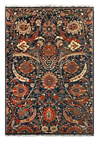 27901- Royal Chobi Ziegler Afghan Hand-Knotted Contemporary/Traditional/Size: 9'9" x 6'6"/297cmx 198cm