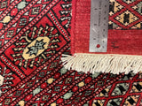 27915-Bokhara Hand-Knotted/Handmade Pakistani Rug/Carpet Tribal/Nomadic Authentic/ Size: 11'8" x 8'9"/356cm ×267cm