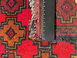 26380- Khal Mohammad Afghan Hand-Knotted Authentic/Traditional/Rug/Size: 2'0" x 1'3"