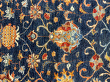 27900- Royal Chobi Ziegler Afghan Hand-Knotted Contemporary/Traditional/Size: 9'8" x 8'3"/295cmx 251cm