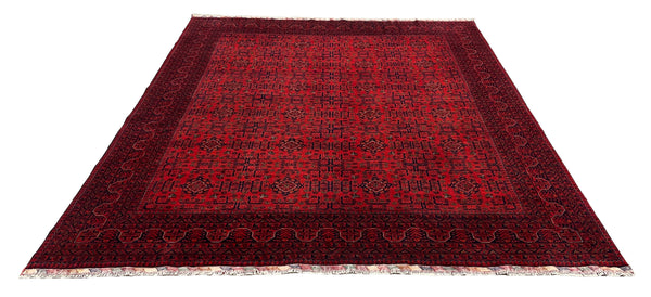 27914- Royal Chobi Ziegler Afghan Hand-Knotted Contemporary/Traditional/Size: 9'7" x 8'1"/292cmx 246cm