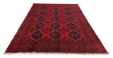 27909- Khal Mohammad Hand-Knotted/Handmade Afghan Rug/Carpet/Traditional/Authentic/Size: 9'6" x 6'7"/290cm x 201cm