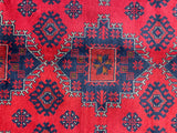 27909- Khal Mohammad Hand-Knotted/Handmade Afghan Rug/Carpet/Traditional/Authentic/Size: 9'6" x 6'7"/290cm x 201cm