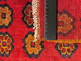 26468 - Khal Mohammad Afghan Hand-Knotted Authentic/Traditional/Rug/Size: 1'7" x 3'8"