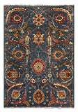 27904- Royal Chobi Ziegler Afghan Hand-Knotted Contemporary/Traditional/Size: 9'3" x 6'2"/282cmx 188cm