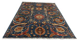 27904- Royal Chobi Ziegler Afghan Hand-Knotted Contemporary/Traditional/Size: 9'3" x 6'2"/282cmx 188cm