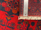 27911- Khal Mohammad Hand-Knotted/Handmade Afghan Rug/Carpet/Traditional/Authentic/Size: 9'9" x 6'6"/297cm x 198cm