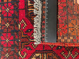 26460 - Khal Mohammad Afghan Hand-Knotted Authentic/Traditional/Rug/Size: 2'0" x 1'4"