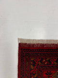 27912- Khal Mohammad Hand-Knotted/Handmade Afghan Rug/Carpet/Traditional/Authentic/Size: 9'6" x 6'5"/290cm x 196cm