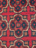 26420 - Khal Mohammad Afghan Hand-Knotted Authentic/Traditional/Rug/Size: 1'9" x 1'5"