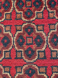 26420 - Khal Mohammad Afghan Hand-Knotted Authentic/Traditional/Rug/Size: 1'9" x 1'5"