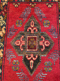 26223 - Khal Mohammad Afghan Hand-Knotted Authentic/Traditional/Rug/Size: 2'1" x 1'4"