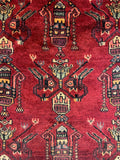 27414-Hamadan Hand-Knotted/Handmade Persian Rug/Carpet Tribal/Nomadic Authentic/ Size: 10'7" x 7'1"/323cm x 216cm