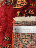 27414-Hamadan Hand-Knotted/Handmade Persian Rug/Carpet Tribal/Nomadic Authentic/ Size: 10'7" x 7'1"/323cm x 216cm