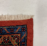27411-Hamadan Hand-Knotted/Handmade Persian Rug/Carpet Tribal/Nomadic Authentic/ Size: 12'0" x 8'0"/366cm x 244cm
