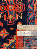 27411-Hamadan Hand-Knotted/Handmade Persian Rug/Carpet Tribal/Nomadic Authentic/ Size: 12'0" x 8'0"/366cm x 244cm