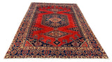 27413-Hamadan Hand-Knotted/Handmade Persian Rug/Carpet Tribal/Nomadic Authentic/ Size: 10'1" x 7'0"/307cm x 213cm