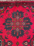 26232 - Khal Mohammad Afghan Hand-Knotted Authentic/Traditional/Rug/Size: 2'0" x 1'3"