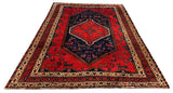 27422- Shiraz Persian Hand-knotted/Authentic/Traditional Nomadic/Tribal / Size: 9'9" x 6'4"/297cm x 193cm