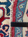 26627 - Kazak Hand-Knotted/Handmade Afghan Tribal/Nomadic Authentic/Size: 5'6" x 5'5"