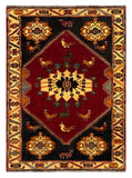 27415- Shiraz Persian Hand-knotted/Authentic/Traditional Nomadic/Tribal / Size: 8'8" x 6'3"/295cm x 191cm